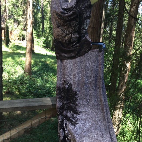 Zokai ‘ tree’ shades of brown as cream  printed  coordinated skirt set, HP 25x3 - Picture 15 of 16